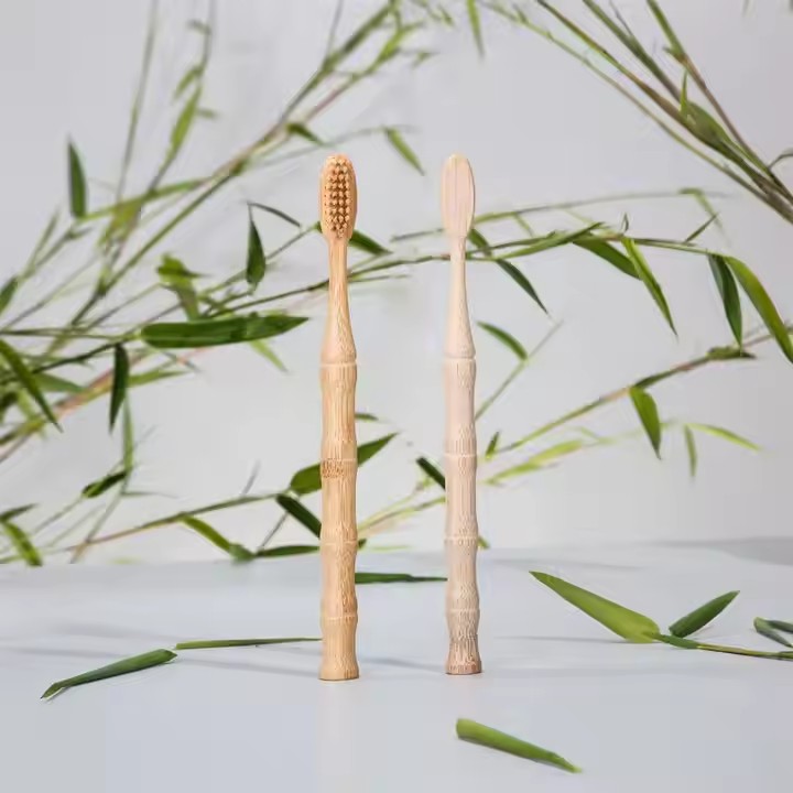 Bambu-nivelmuotoinen bambuhammasharja
